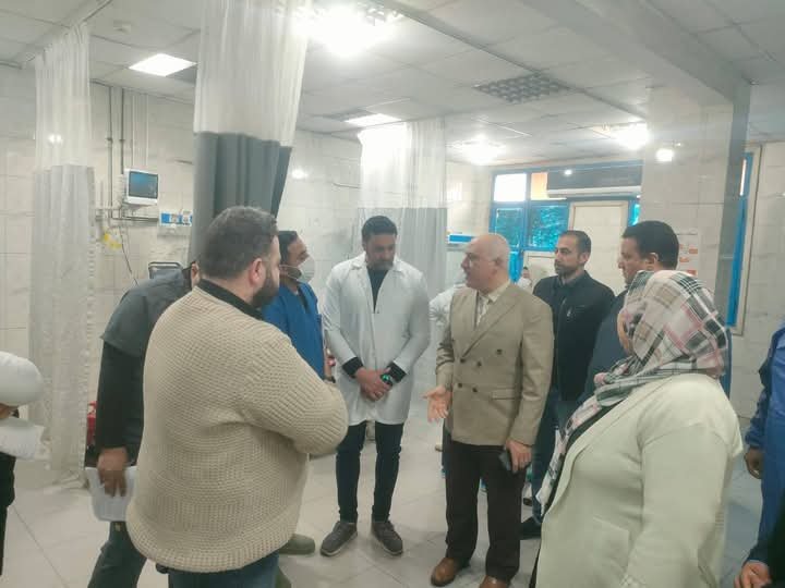 وكيل وزارة الصحة بالقليوبية يجري جولة تفقدية بمستشفى بهتيم المركزي في أول أيام شهر رمضان المبارك
