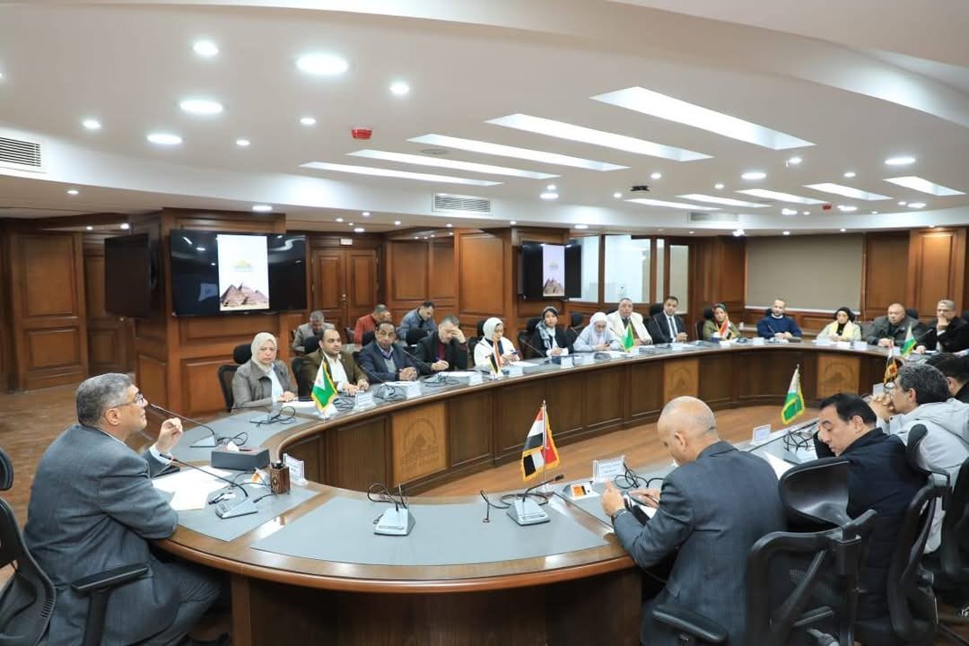 محافظ الجيزة يعقد إجتماع لإفتتاح المتحف المصري الكبير