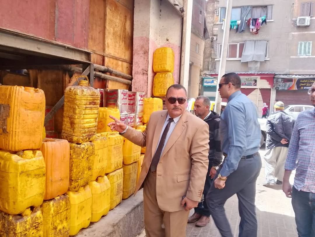 ضبط كميات من الزيوت والطحينة مجهولة المصدر