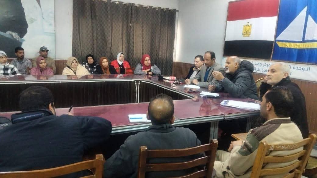 زيارة تفقدية إلى مجمع تدوير المخلفات بأبو جريدة