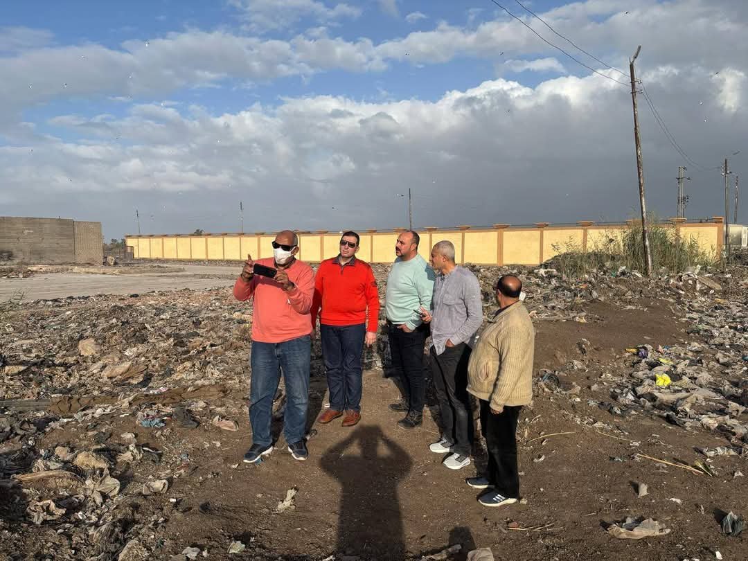 زيارة تفقدية إلى مجمع تدوير المخلفات بأبو جريدة
