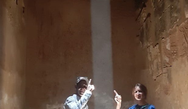شمس الظهيرة تتعامد على معبدي بتاح ورمسيس الثالث بالكرنك