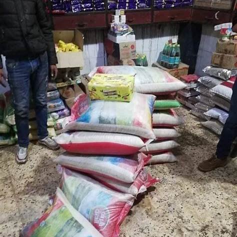 حملة تموينية مكبرة بمدينة كفر سعد لضبط الأسواق