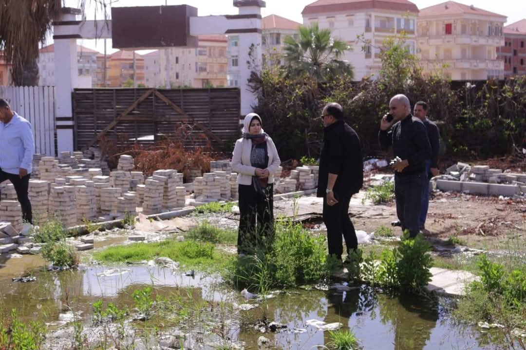 نائب محافظ دمياط تتفقد حديقة "جاردينيا" برأس البر وتوجه بسرعة الانتهاء منها قبل موسم الصيف