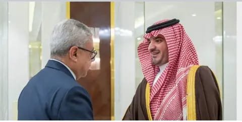 السفير المصرى فى الرياض يلتقى مع وزيرالداخلية السعودى
