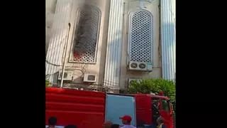 الداخليه تكشف سبب حريق كنيسه مارقرس بقنا  