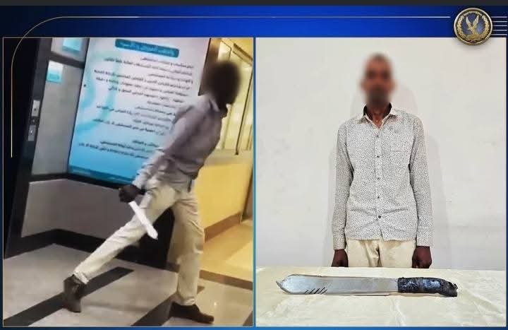 ضبط شخص بتهمة ترويع العاملين بمستشفى في أسوان بسلاح أبيض بسبب خلافات أسرية