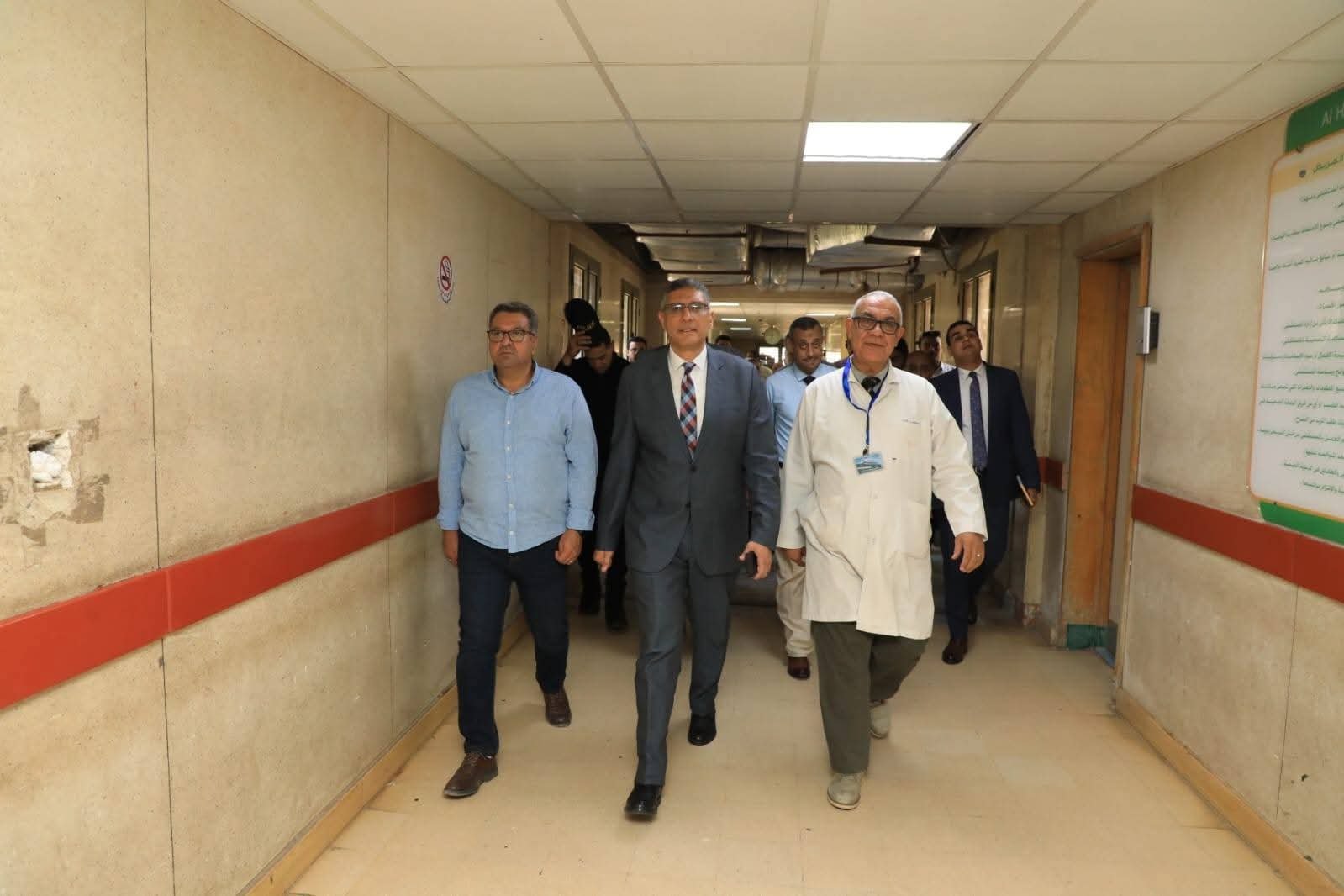 محافظ الجيزة يطمئن على الحالة الصحية لبطل واقعة إنقاذ “فتاة المنيب