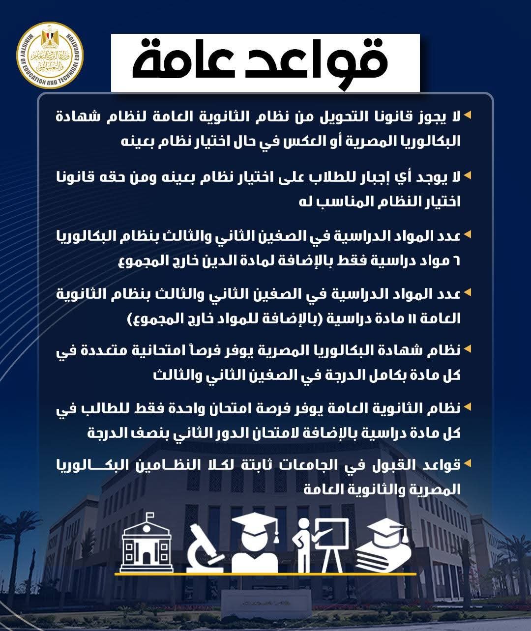 البكالوريا والثانوية العامة