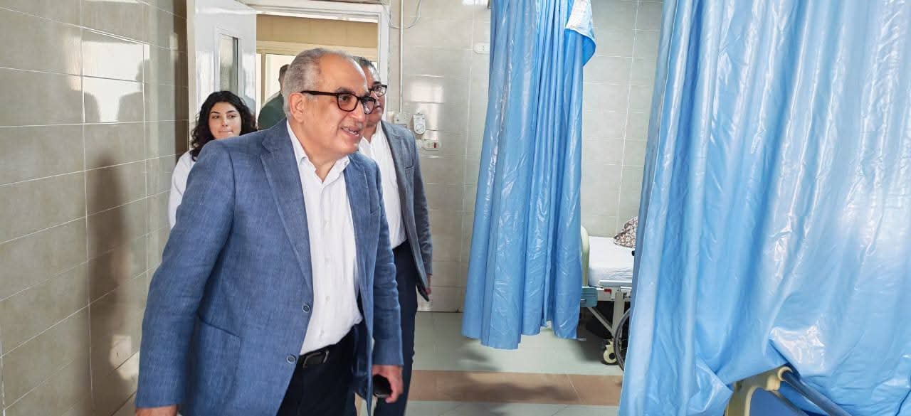 جولة رئيس هيئة التأمين الصحي بمستشفى 6اكتوبر