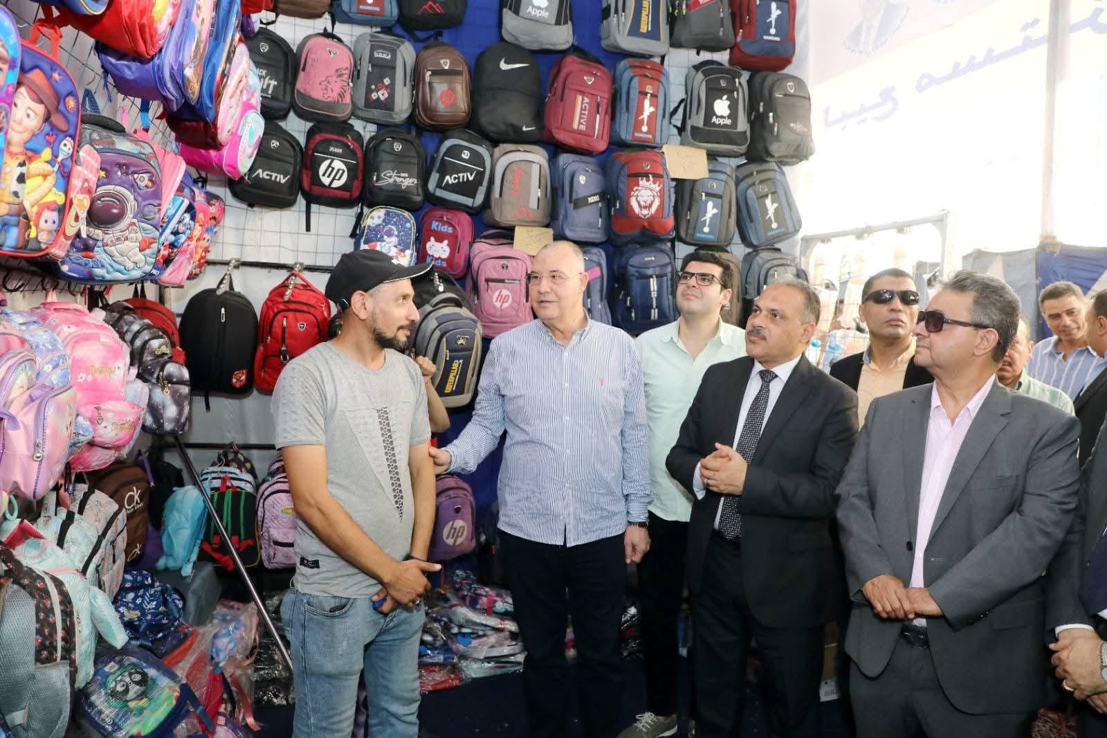 محافظ الشرقية يفتتح معرضي «أهلاً مدارس» بالزقازيق.