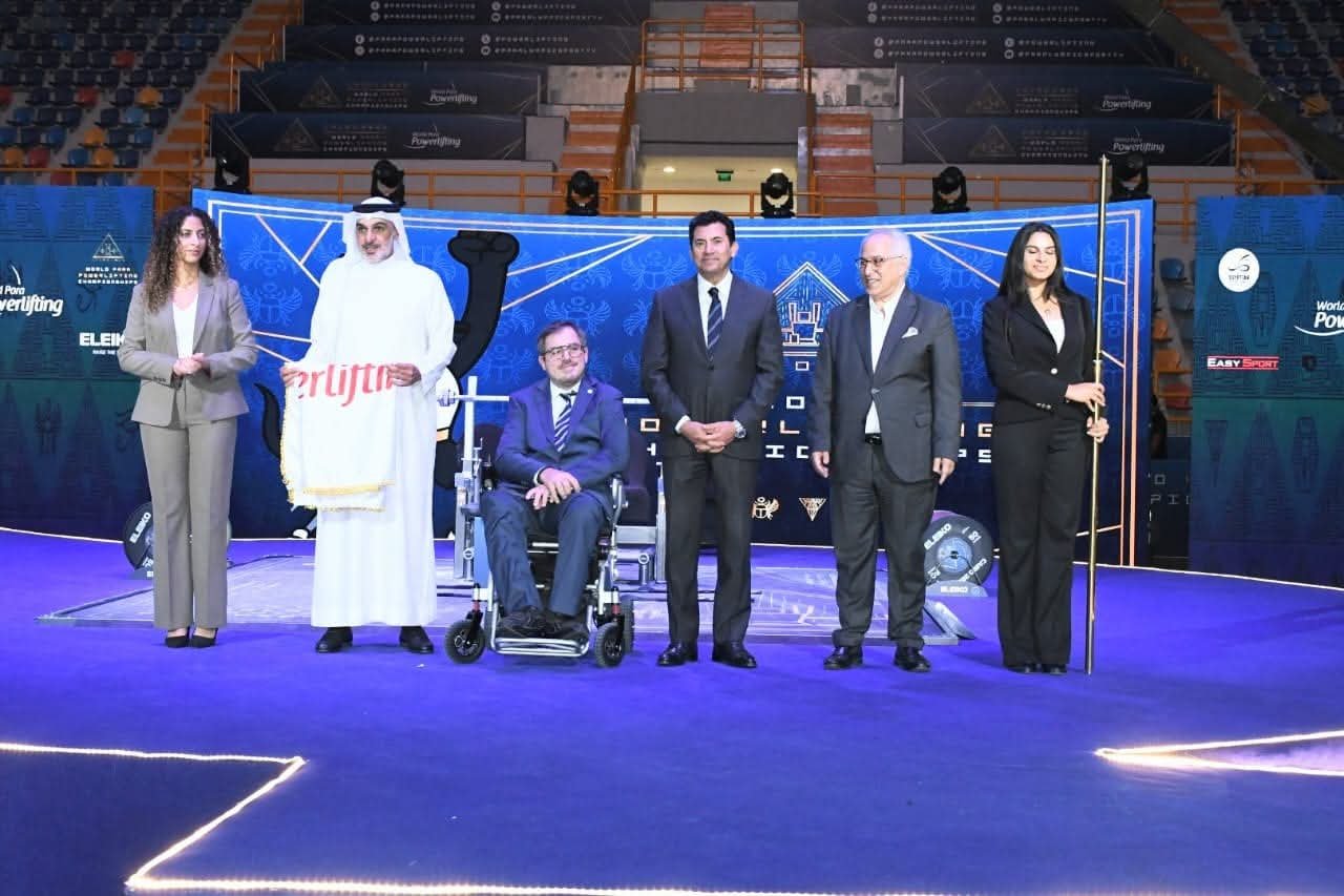 مصر تسلم علم بطولة العالم بالعاصمة الإدارية