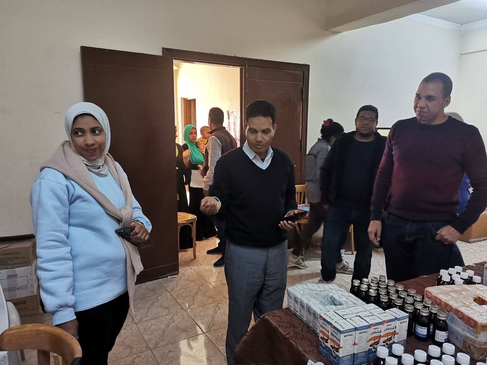 قافلة طبية بمركز شباب الزهراء إدارة الطود الصحية بالأقصر