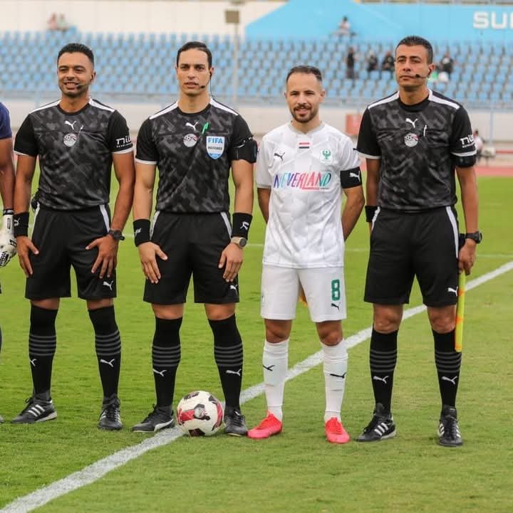 احتجاج المصري علي حكم المباراة