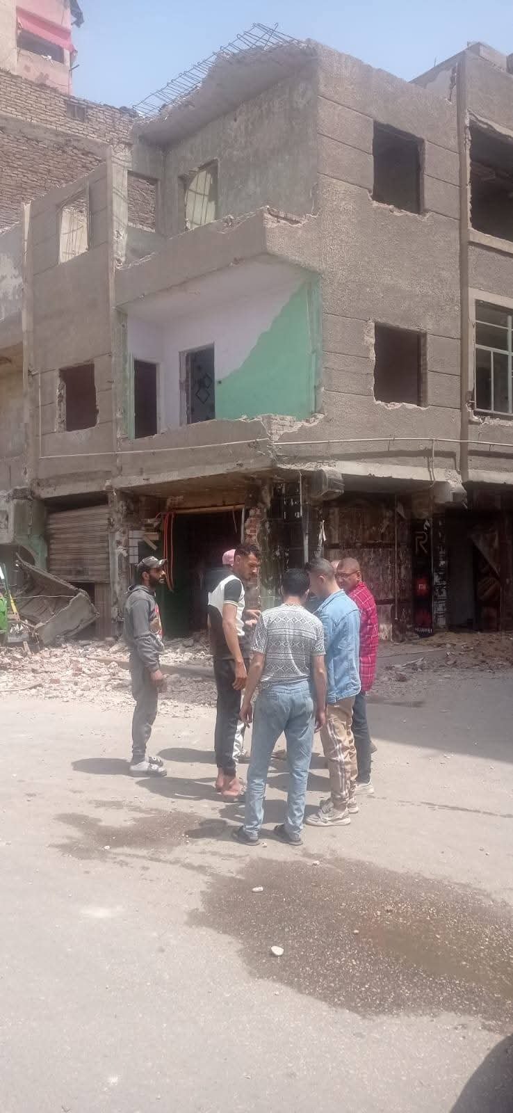 إيقاف هدم بطريق بيجام لحين تأمين خطوط الغاز حفاظًا على سلامة المواطنين