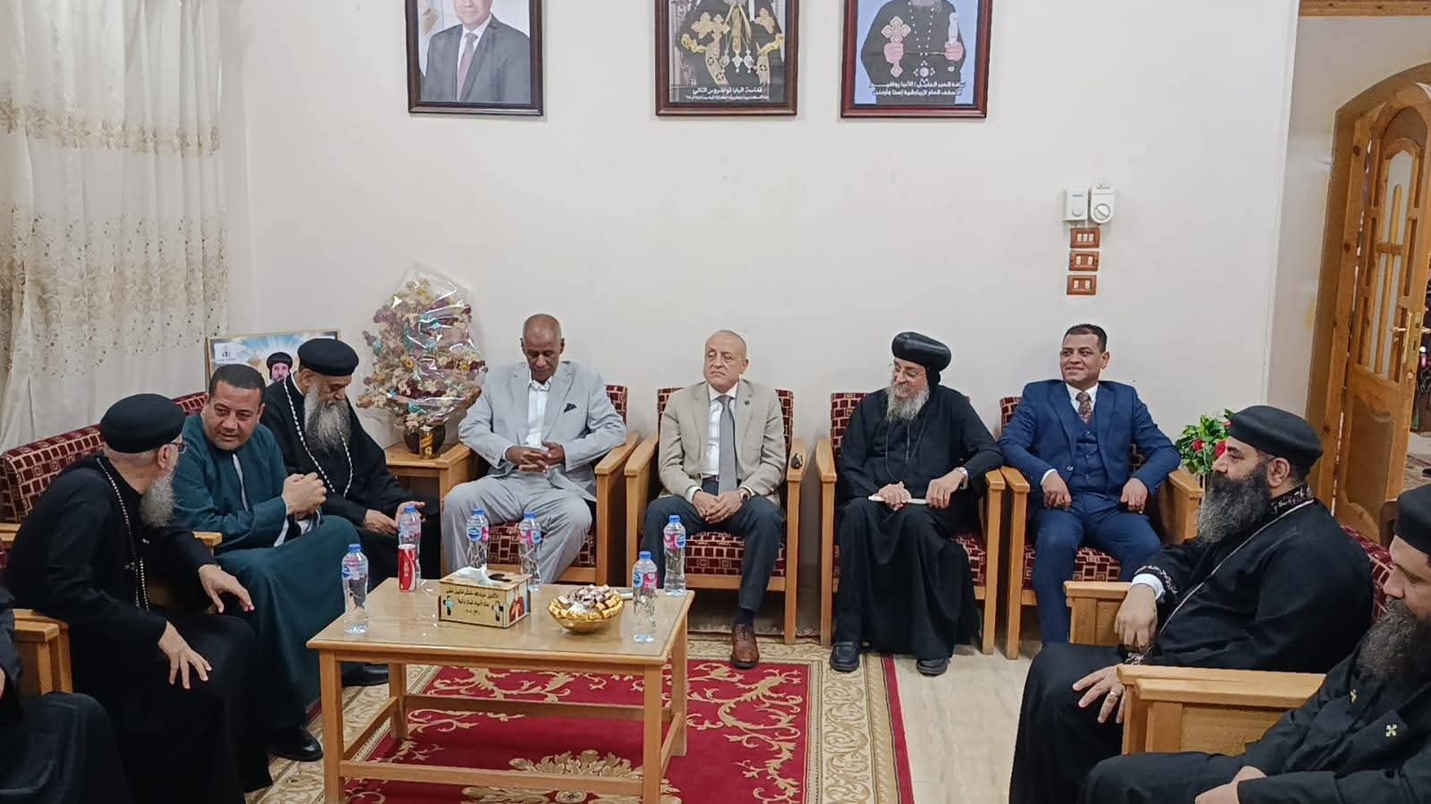زيارة كنيسة مار جرجس بأرمنت الوابورات لتقديم التهنئة بمناسبة عيد القيامة المجيد