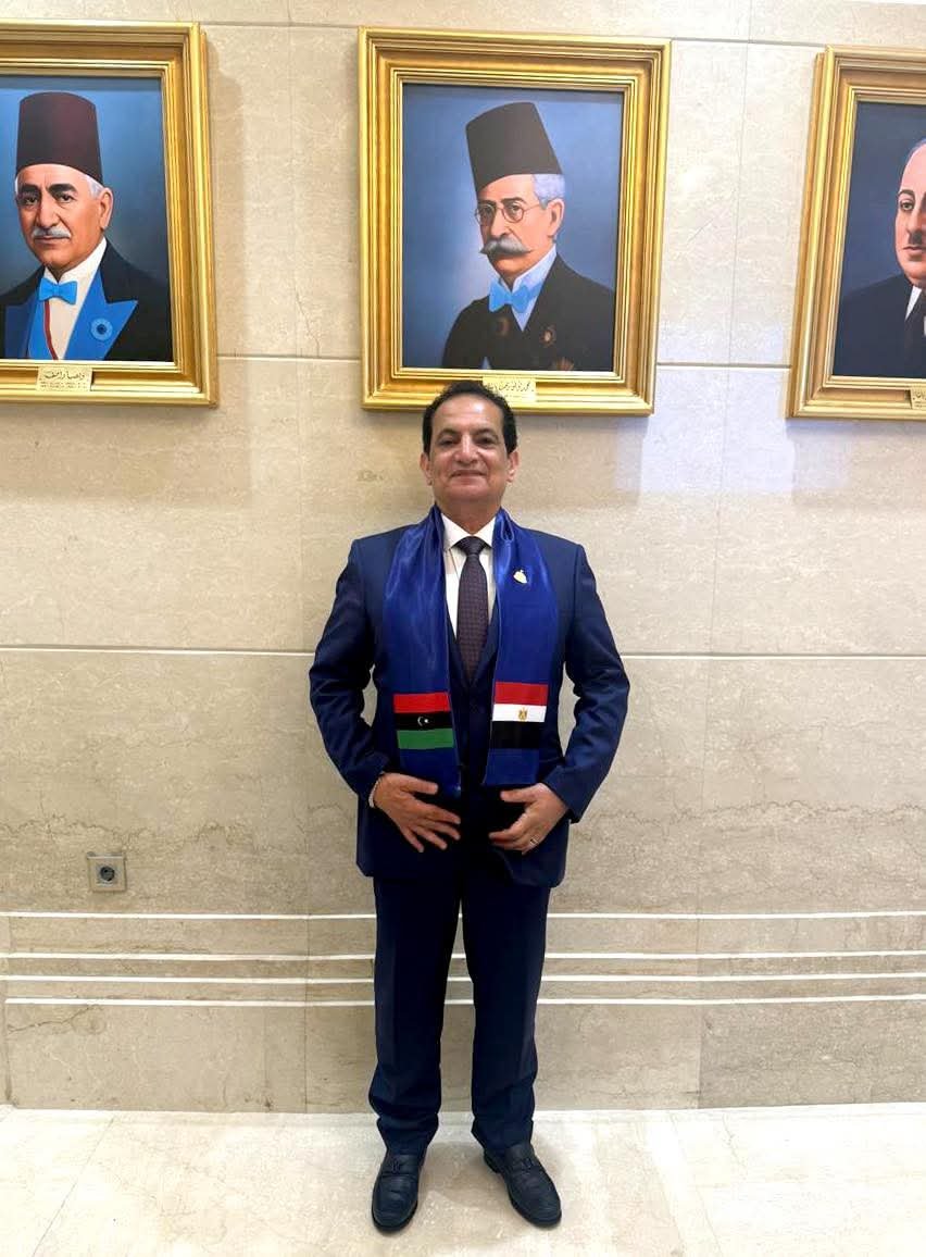 في استقبال رسمي بالقاهرة.. النائب أسامة أبو العز الإتربي يرحب بالمستشار عقيلة صالح رئيس مجلس النواب الليبي