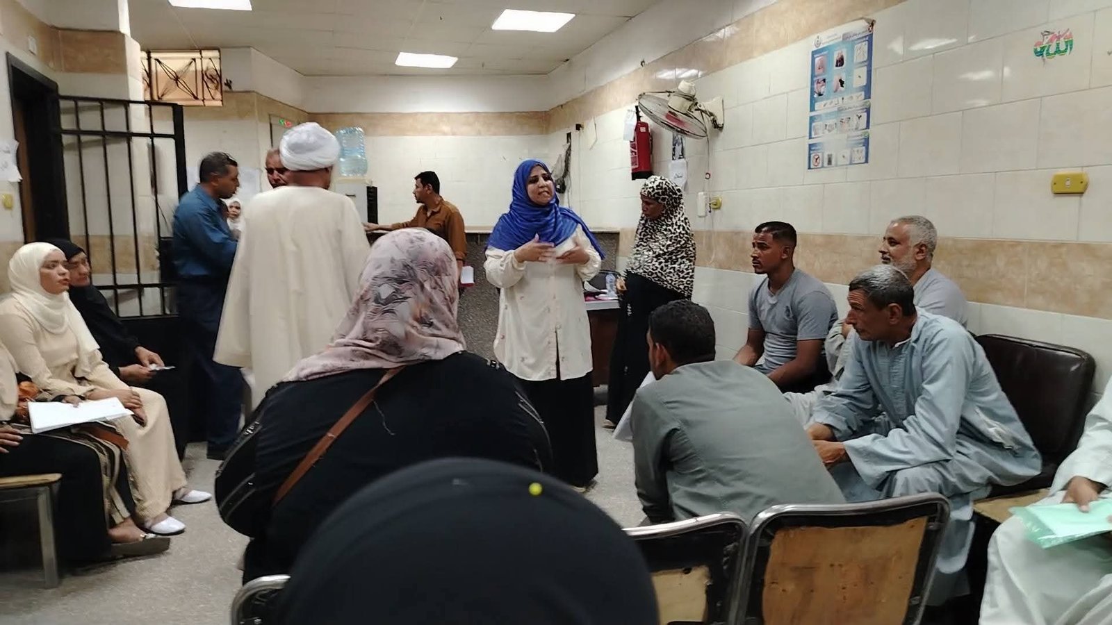 ندوة توعوية لوحدة السكان بأرمنت لتوعية 100 مواطن بمنظومة التأمين الصحي الشامل والمبادرات الرئاسية
